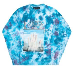 NWT La Detresse - Blue Tie Dye Amnesia Sweatshirt
